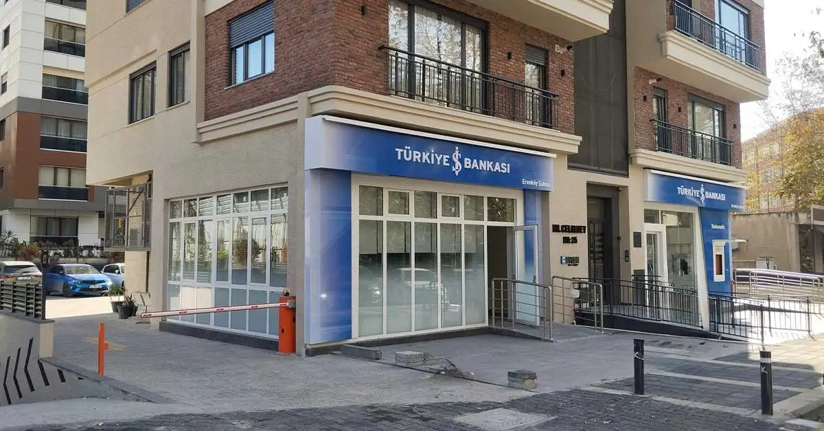 Türkiye İş Bankası Erenköy Şubesi uygulama alanı